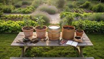 Pots pour arbres fruitiers : taille matériau et volume